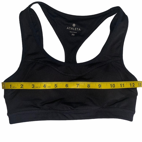 ATHLETA black Triple Dare Sports Bra Size XS - Picture 6 of 8